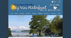 Desktop Screenshot of bayviewwaterfrontbedandbreakfast.com